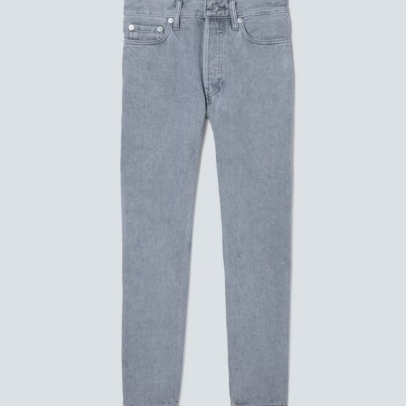 NWT Everlane size 28, 27.5" inseam light gray jeans - Picture 2 of 7